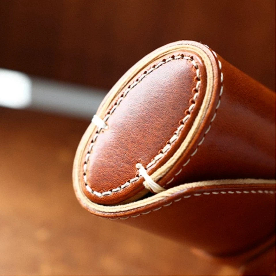 Handcrafted Leather Glasses Case