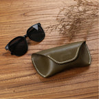 Magnetic Handcrafted Leather Glasses Case