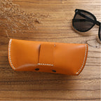 Magnetic Handcrafted Leather Glasses Case