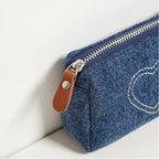 Denim Heart Coin Pouch