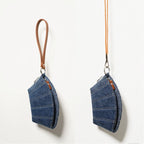 Denim Shell Mini Pouch