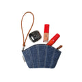 Denim Shell Mini Pouch