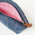 Denim Shell Mini Pouch