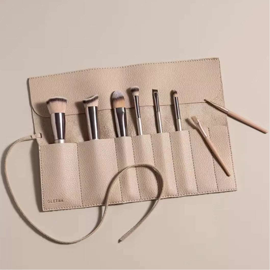Roll-Up Travel Makeup Brush Organiser