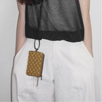 Hand-Embroidered Beaded Coin & Card Pouch