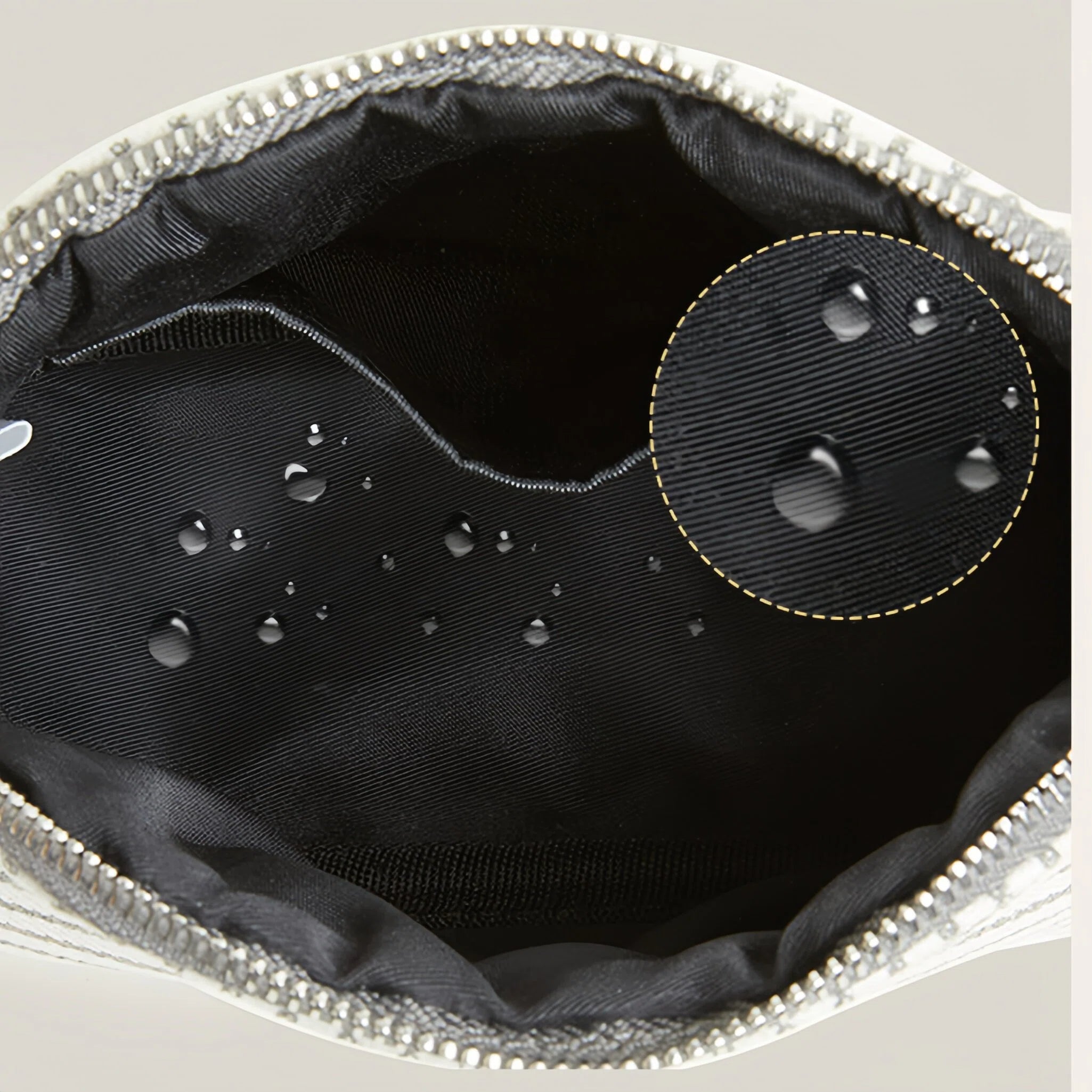 Embroidered Cotton Makeup Pouch