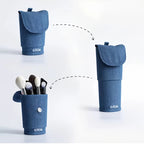 Denim Adjustable Makeup Brush Holder