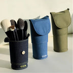 Denim Adjustable Makeup Brush Holder