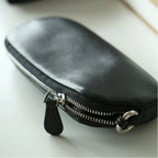 Soft Leather Open-Side Glasses Case
