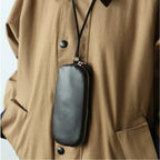 Soft Leather Open-Side Glasses Case