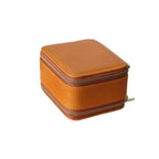 Double-Layer Leather Travel Jewellery Box