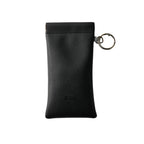 Pebbled Snap-Frame Glasses Pouch