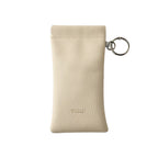 Pebbled Snap-Frame Glasses Pouch