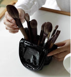 Upright Compact Makeup Brush Case