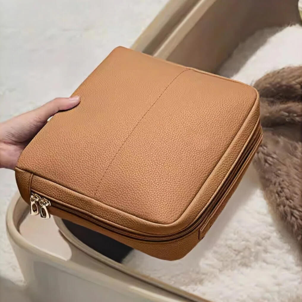 Slim Upright Cosmetic Bag